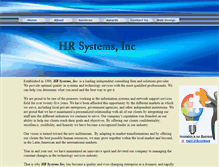 Tablet Screenshot of hr-systems.com